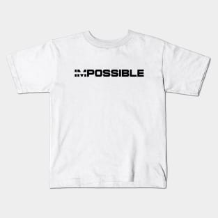 impossible strikethrough Kids T-Shirt